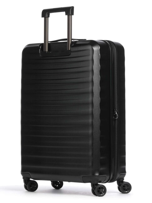 NAUSICAA Medium Trolley, Expandable Black - Rigid Trolley Cases
