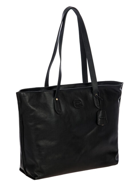 VOLTERRA Leather Shopping Bag Black - Women&rsquo;s Bags