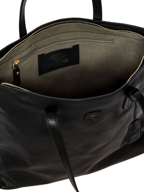 VOLTERRA Leather Shopping Bag Black - Women&rsquo;s Bags