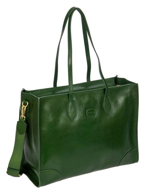 VOLTERRA Leather PC Shopper Pine - Women&rsquo;s Bags