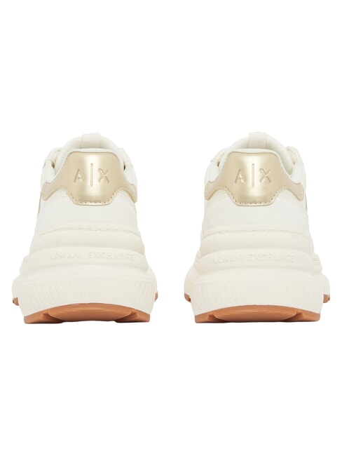 NIKY Sneakers off white + pale gold - Women&rsquo;s shoes