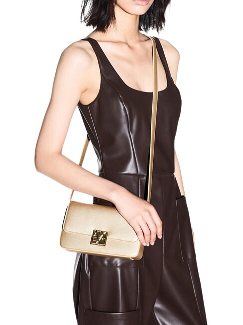 AMY Mini shoulder bag light gold satin - Women&rsquo;s Bags