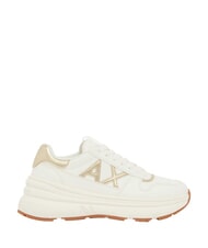 ARMANI EXCHANGE NIKY Sneakers off white + pale gold - Women&rsquo;s shoes - 2