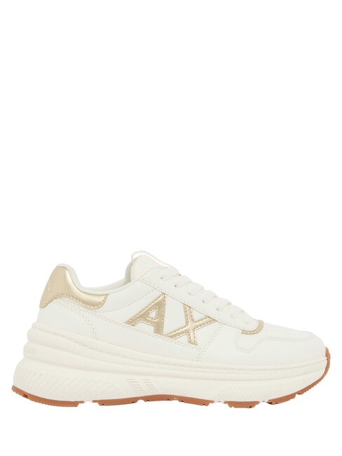 NIKY Sneakers off white + pale gold - Women&rsquo;s shoes