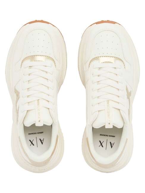 NIKY Sneakers off white + pale gold - Women&rsquo;s shoes