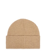 CALVIN KLEIN CK METAL Cuffed hat b2299 beige heather bros - Hats - 2