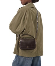 CALVIN KLEIN CK CROC Mini handbag with shoulder strap delicious/antique silver - Women&rsquo;s Bags - 2