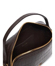 CALVIN KLEIN CK CROC Mini handbag with shoulder strap delicious/antique silver - Women&rsquo;s Bags - 4