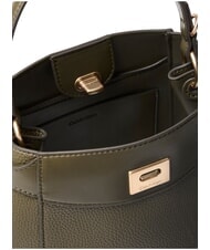CALVIN KLEIN MIX MEDIA Mini handbag with shoulder strap olive night - Women&rsquo;s Bags - 4