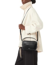 CALVIN KLEIN CK CROC Mini handbag with shoulder strap on black - Women&rsquo;s Bags - 2