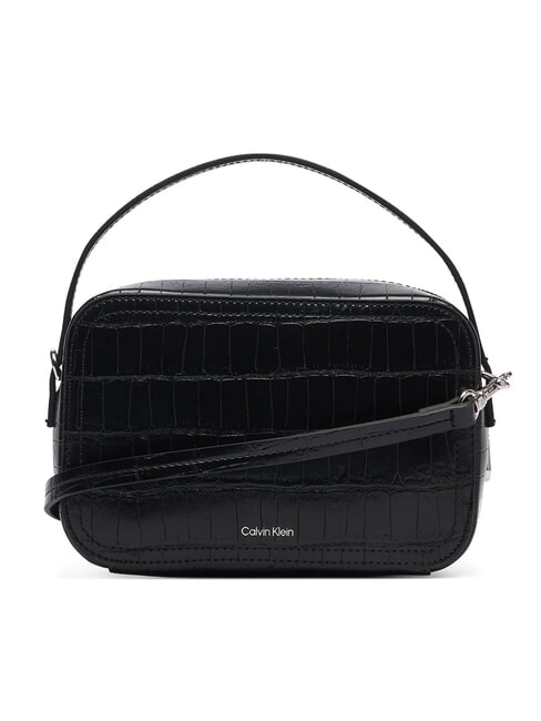CK CROC Mini handbag with shoulder strap on black - Women&rsquo;s Bags