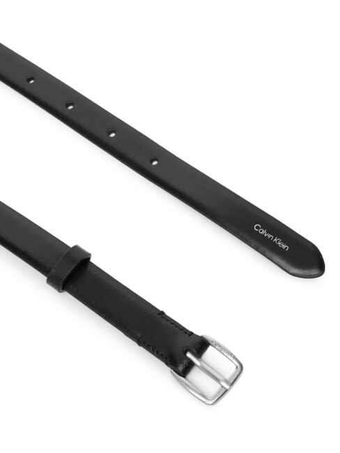 ESSENTIAL BUCKLE Leather belt ck black / antique nickel - Belts