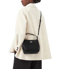 CALVIN KLEIN MIX MEDIA Mini handbag with shoulder strap on black - Women&rsquo;s Bags - 2
