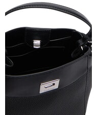 CALVIN KLEIN MIX MEDIA Mini handbag with shoulder strap on black - Women&rsquo;s Bags - 4