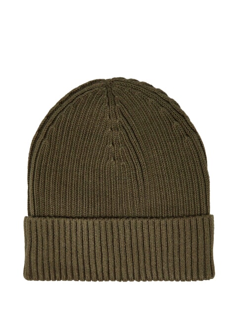 PATCH CHUNKY RIB  Cap olive night - Hats