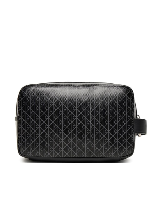 EMBLEM AOP Beauty case on black - Beauty Case