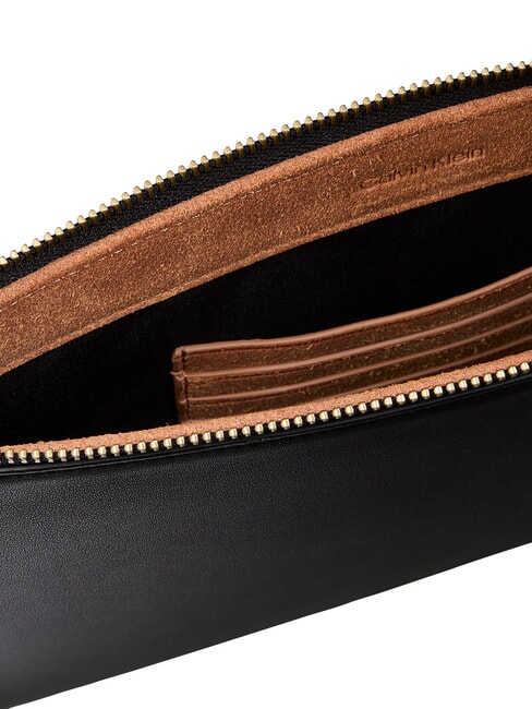 BOLD CK SUEDE Necessary bag on black - Sachets & Travels Cases