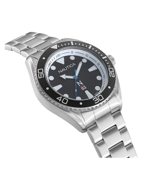 N83 FINN WORLD DIVER Quartz watch steel-black - Watches
