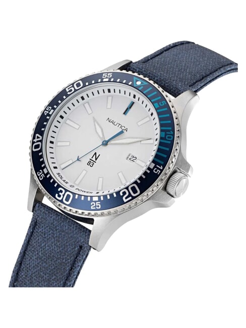 N83 COCOA BEACH SOLAR Quartz watch white/blue - Watches