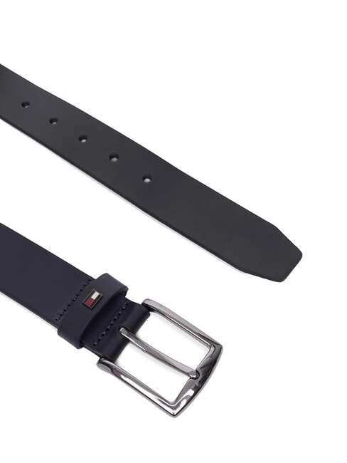 DENTON Leather belt space blue - Belts