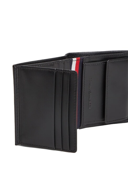 TH CORP Vertical leather wallet black - Men&rsquo;s Wallets