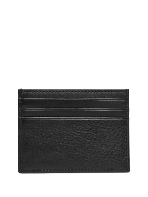 TH CORP Leather card holder black - Men&rsquo;s Wallets