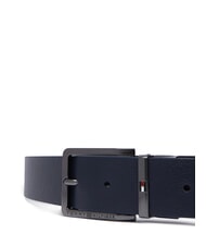 TOMMY HILFIGER OLIVER Leather belt space blue - Belts - 3