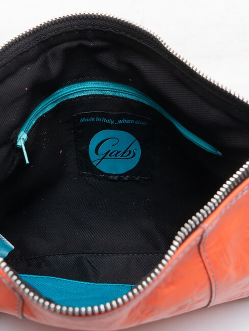 BEYONCE M Leather clutch bag with shoulder strap salmon - Women&rsquo;s Bags
