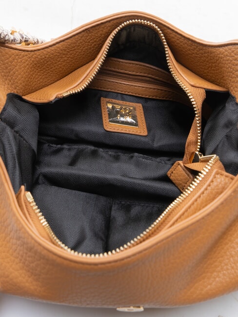 RACHEL Hobo shoulder bag, with flap almond - Women&rsquo;s Bags
