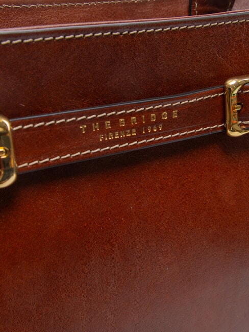 GAIA Leather Shopping Bag BROWN - Women&rsquo;s Bags