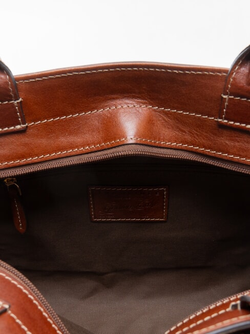 GAIA Leather Shopping Bag BROWN - Women&rsquo;s Bags