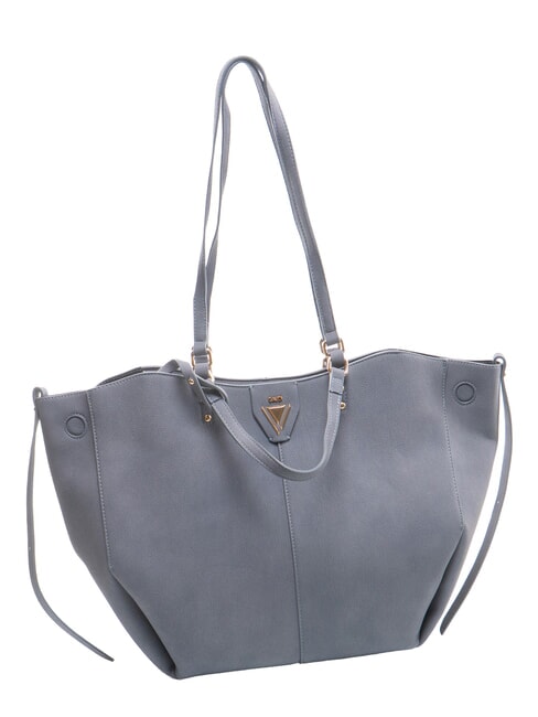 GOLENE Shoulder shopping bag, with removable clutch denim - Women&rsquo;s Bags