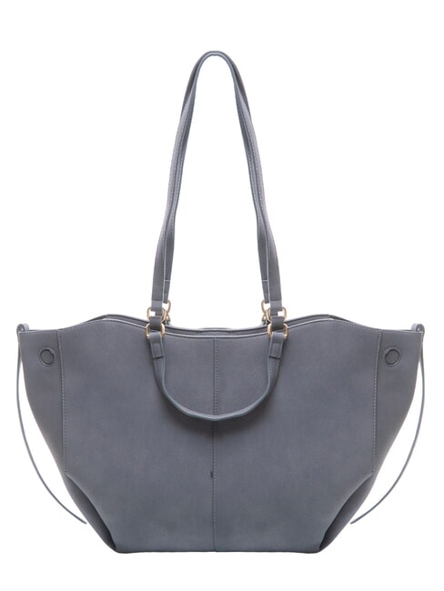 GOLENE Shoulder shopping bag, with removable clutch denim - Women&rsquo;s Bags