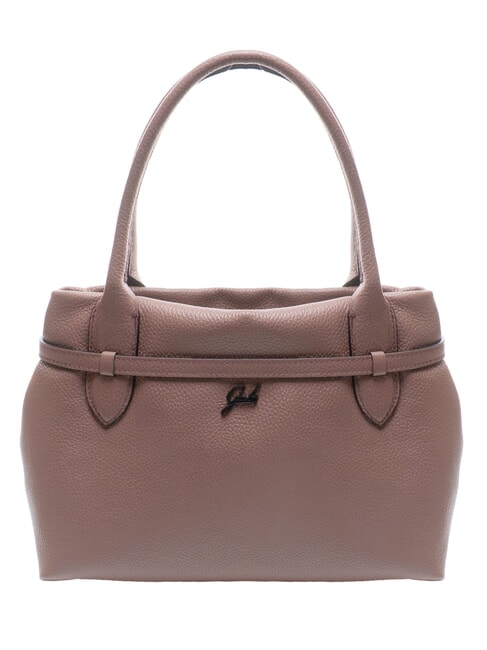 ELIF Medium leather clutch bag with shoulder strap balsamic - Women&rsquo;s Bags