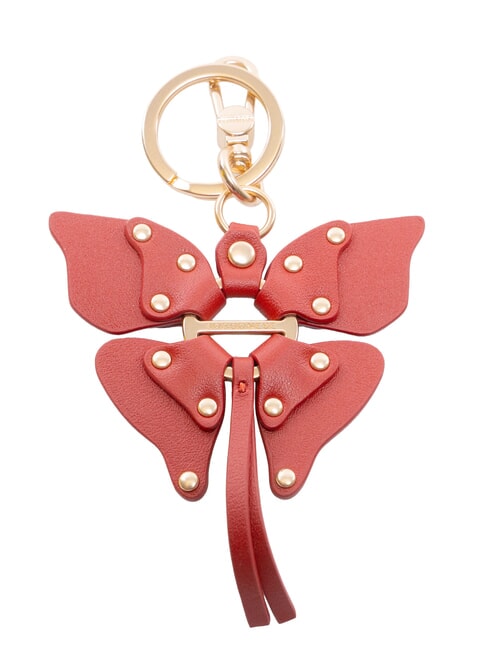 KEYRING Leather keychain crimson - Key holders