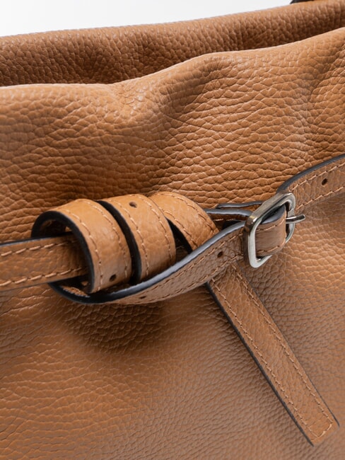 ELIF Medium leather clutch bag with shoulder strap lion - Women&rsquo;s Bags
