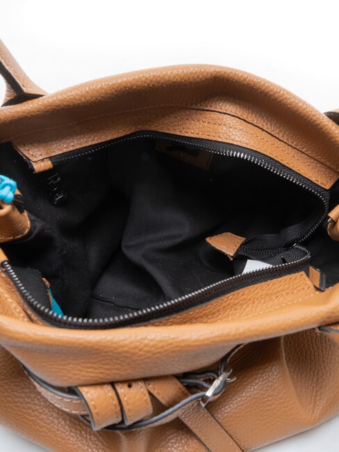 ELIF Medium leather clutch bag with shoulder strap lion - Women&rsquo;s Bags
