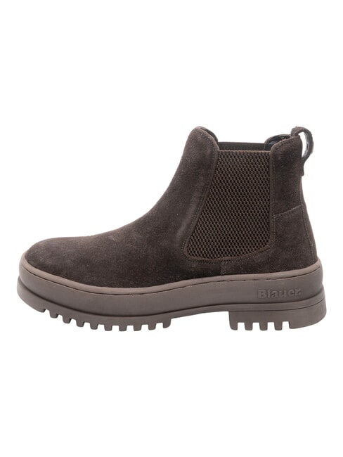 IUKA Leather ankle boots DarkBrown - Men&rsquo;s shoes