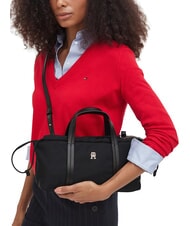 TOMMY HILFIGER TH SOFT NYLON Handbag, with shoulder strap black - Women&rsquo;s Bags - 2