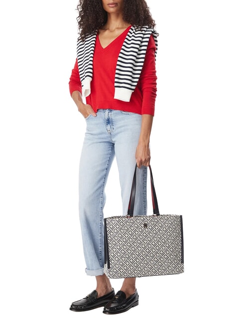 TH JACQUARD Shoulder bag space blue - Women&rsquo;s Bags