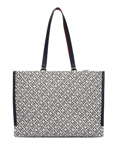 TH JACQUARD Shoulder bag space blue - Women&rsquo;s Bags