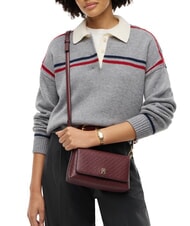 TOMMY HILFIGER TH ICON Mini shoulder bag oxblood - Women&rsquo;s Bags - 2