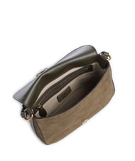 PINKO LOVE SATCHEL Mini shoulder bag, in leather dark olive green-antique gol - Women&rsquo;s Bags - 4