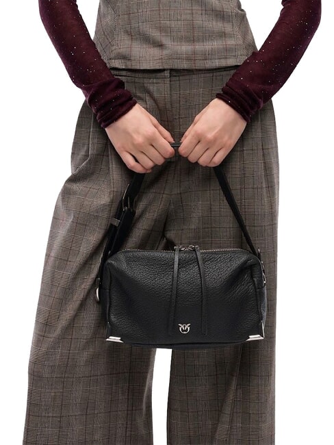 TRITTICO Shoulder bag black limousine-shiny nickel - Women&rsquo;s Bags