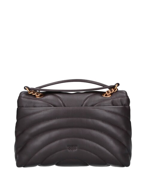 LOVE PUFF CLASSIC Nappa leather shoulder bag marasca brown-antique gold - Women&rsquo;s Bags