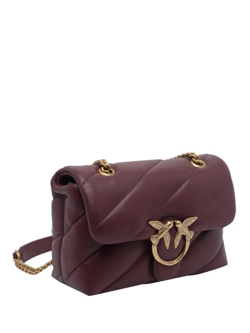 MINI LOVE BAG Nappa bag intense currant-antique gold - Women&rsquo;s Bags