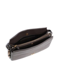 PINKO TRIPLET MINI Shoulder bag, in leather marasca brown-antique gold - Women&rsquo;s Bags - 4