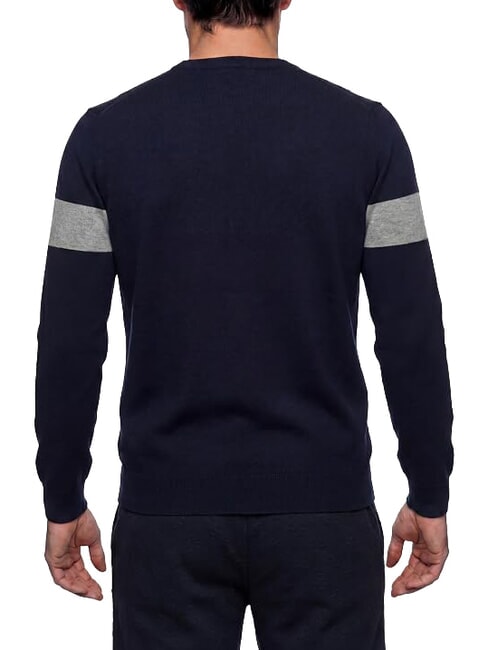 MARK LOGO JACQUARD Jersey with triangular logo smartblue - Men's Sweaters