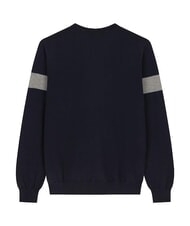 GUESS MARK LOGO JACQUARD Jersey with triangular logo smartblue - Men's Sweaters - 6