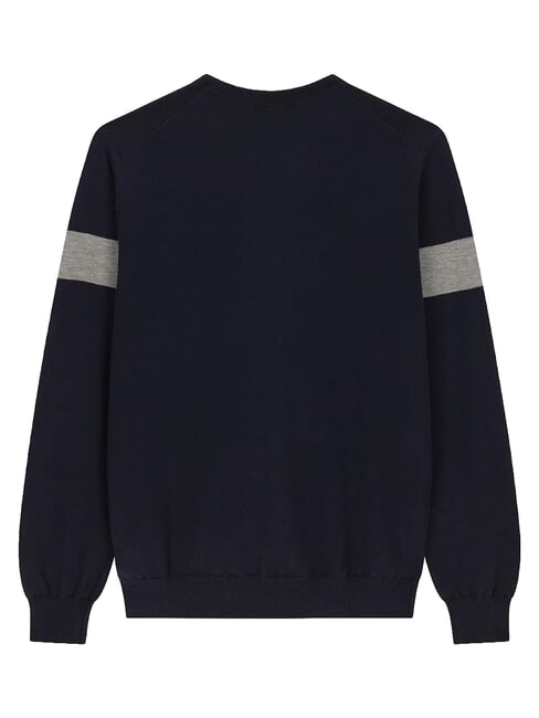 MARK LOGO JACQUARD Jersey with triangular logo smartblue - Men's Sweaters